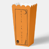 Halloween Trick or treat Bedankdoosjes (Achterkant)