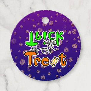 Halloween Trick or treat Bedankjes Labels