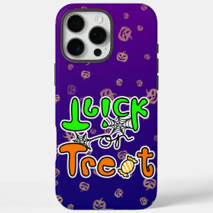 Halloween Trick or treat iPhone 16 Pro Max Hoesje