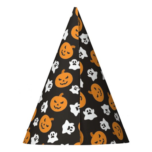 Halloween Trick or treat Cute Ghosts & Pompoenen Feesthoedjes (Achterkant)