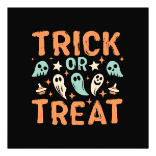 Halloween Trick or treat Foto Afdruk