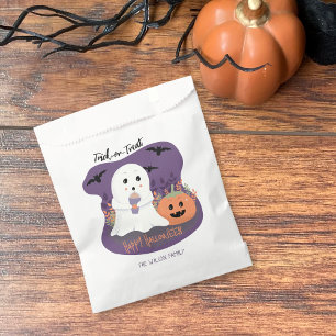 Halloween Trick-or-Treat Ghost Snoep Favoriete Tas Bedankzakje