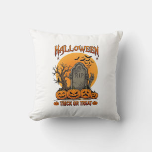 Halloween Trick Or Treat Grafsteen Zombie Handen P Kussen