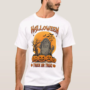 Halloween Trick Or Treat Grafsteen Zombie Handen P T-shirt