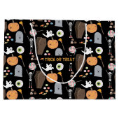 Halloween Trick or treat Groot Cadeauzakje (Achterkant)