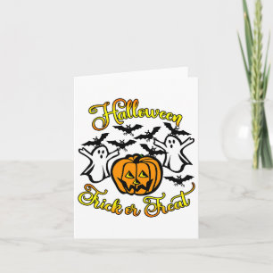 Halloween Trick Or Treat Kaart