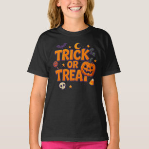 Halloween Trick or treat Kleding Outfit Unisex kni T-shirt