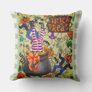Halloween, Trick or treat kussen