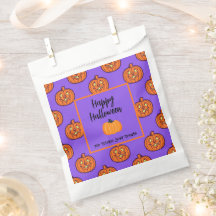 Halloween trick or treat oranje pompoenen goody ba