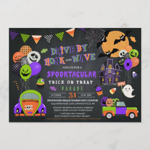 Halloween Trick or treat Parade Kaart