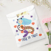 Halloween Trick or treat Pastel Zeemeermin Kat Bedankzakje (Gezegeld)