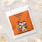 Halloween Trick or treat personaliseren Naam Bedankzakje (Geknipt)