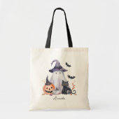 Halloween Trick or treat schouder Canvas tas (Voorkant)
