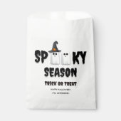 Halloween Trick or treat - Spooky Season Ghosts Bedankzakje (Voorkant)