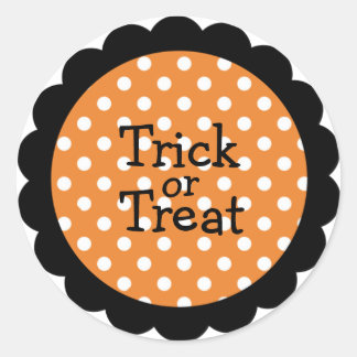 Halloween Trick or treat Sticker - 