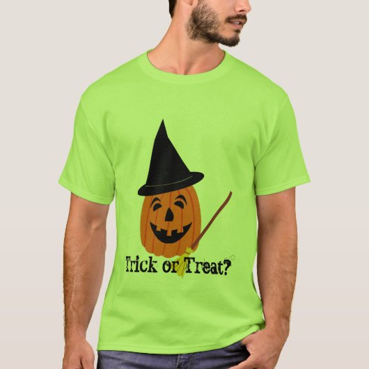 Halloween - Trick or treat? T-shirt (Voorkant)