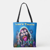 Halloween Trick-or-treat tas, aangepast Draagtas (Achterkant)