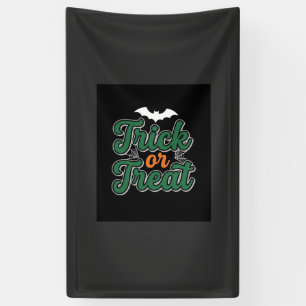 Halloween Trick or Treat Vleermuis Web Design_1 Spandoek