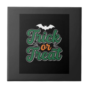 Halloween Trick or Treat Vleermuis Web Design_1 Tegeltje