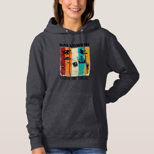 Halloween Trick Or Treat Weerwolf Heks Skelet U Hoodie