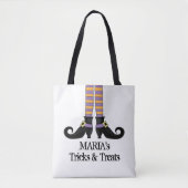 Halloween Trick or treat Whimsical Witch Shoes Draagtas (Voorkant)