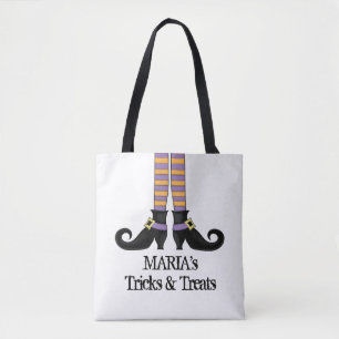 Halloween Trick or treat Whimsical Witch Shoes Draagtas