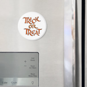 Halloween Trick or treat Words Magneet