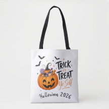 Halloween Trick or Treat Yo' Self Boodschappentas