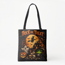 Halloween Trick or Treat Zwart en Oranje