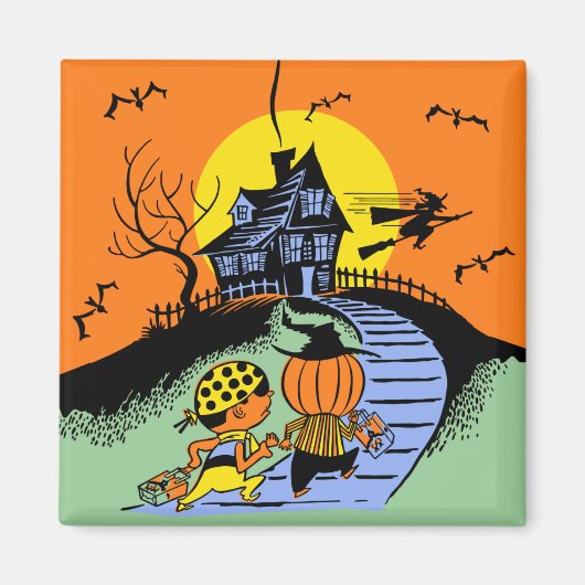 Halloween - Trick or Treaters Magneet (Voorkant)