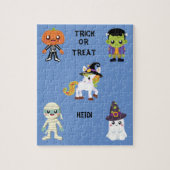 HALLOWEEN "TRICK OU TRAITER LES ENFANTS PUZZLE PER (Vertical)