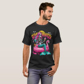 Halloween Tropical Summerween Mermaid Skeleton T-shirt (Voorkant volledig)