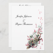 halloween trouwuitnodiging kaart (Voorkant / Achterkant)