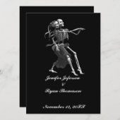 halloween trouwuitnodiging kaart (Voorkant / Achterkant)