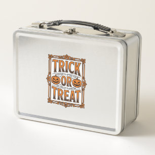 Halloween Truc Behandeling Pompoen Schedels Vintag