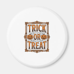 Halloween Truc of Behandeling Pompoen Schedels Vin Magneet
