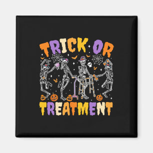 Halloween truc of behandeling van fysiotherapie t magneet