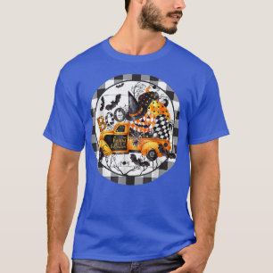 Halloween Truck Boo Crew Halloween met Ghost Gnom T-shirt