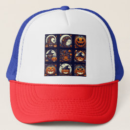 Halloween Trucker Hat Trucker Pet