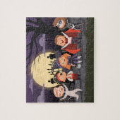 Halloween Trump ou Treat Kids Puzzle (Vertical)