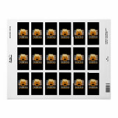 Halloween Trumpkin  Amerikaanse vlag Etiket (Full Sheet)