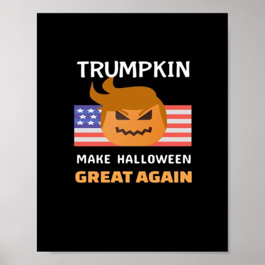 Halloween Trumpkin Classic Poster (Voorkant)