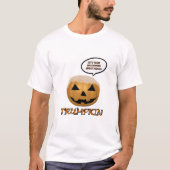 Halloween Trumpkin Fitted T-shirt (Voorkant)