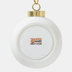 Halloween Trumpkin Funny - Klassieke Maga Kostuums Keramische Bal Ornament