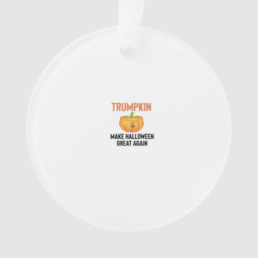 Halloween Trumpkin - Graphique Citrouille drôle po (devant)