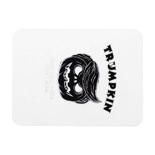 Halloween Trumpkin Grappig Halloween Kostuum Magneet (Horizontaal)