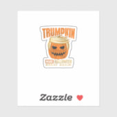 Halloween Trumpkin Grappig Maak Amerika Groot Sticker (Vel)