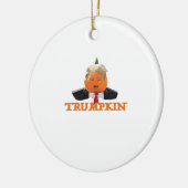 Halloween Trumpkin Keramisch Ornament (Links)