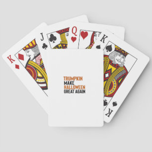 Halloween Trumpkin - Maak Halloween weer geweldig Pokerkaarten