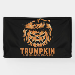 Halloween Trumpkin Maak Halloween Weer Groot Spandoek